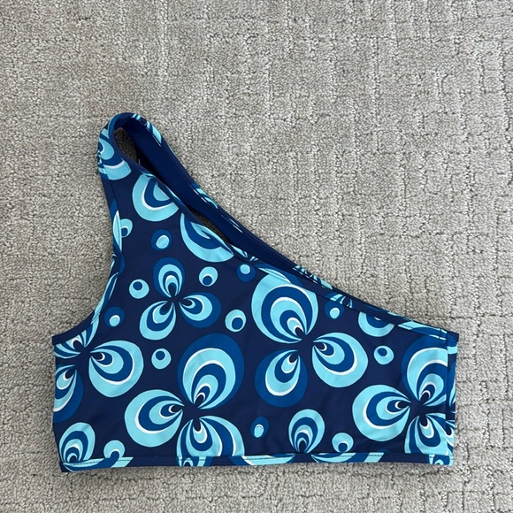 Frankie’s Bikinis set - Syd top / Layla bottom in Amulet blue flower daisy Y2K - Picture 6 of 12